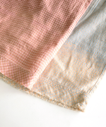 リネンギンガムチェック　パンツ